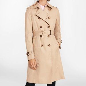 NEW Brooks Brothers Women's Double-Breasted Trench
